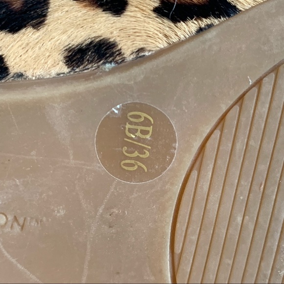 BCBGeneration leopard pony fur flats - Picture 4 of 7